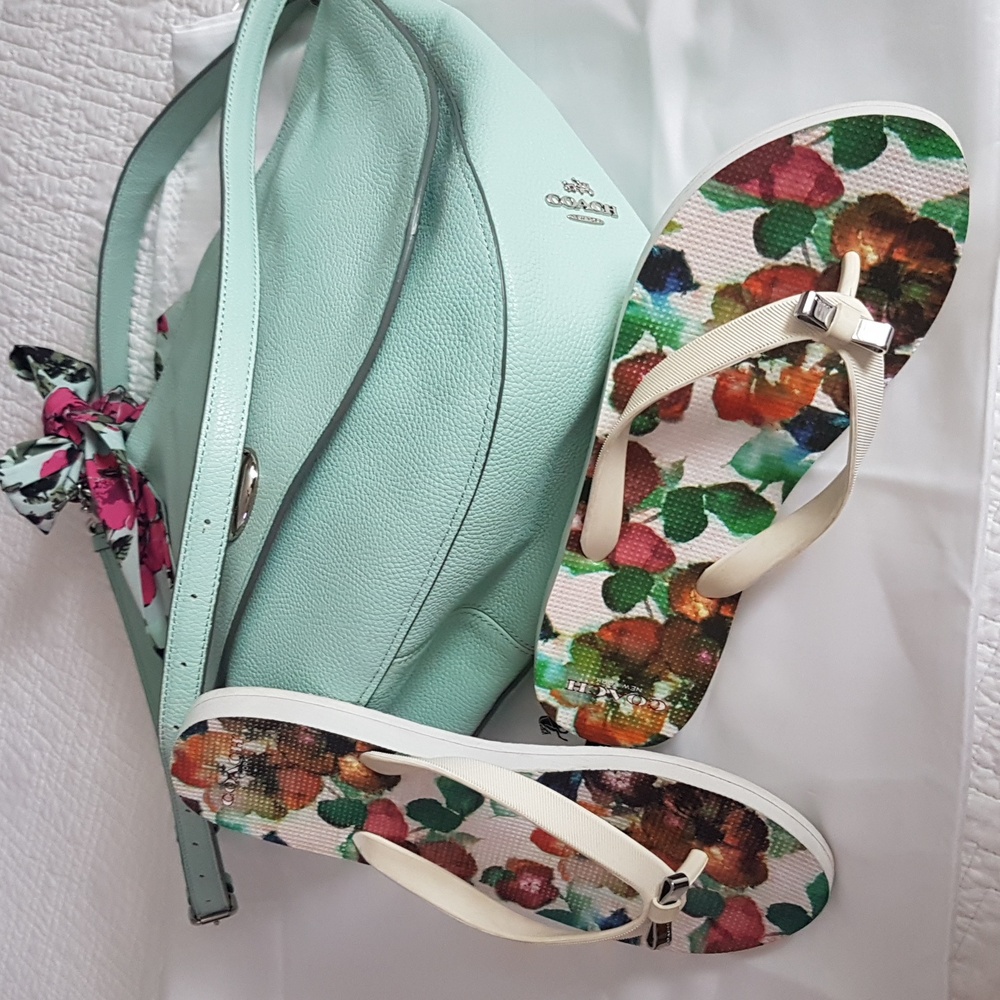 Coach Multicolor Floral Women's Sandals
